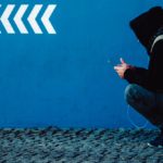 Human City Person Smartphone Alone